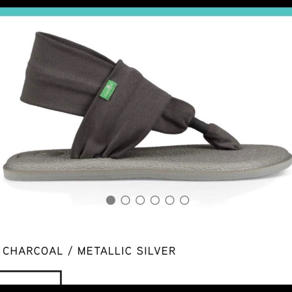 Sanuk Yoga Sling 2 Metallic Size 9